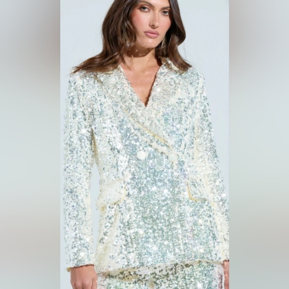 AKIRA Sequin Blazer - Picture 4 of 7